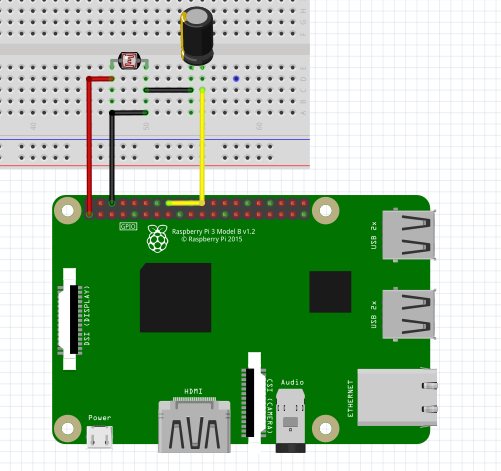 Light sensor connection